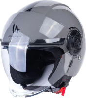 Мотошлем MT Helmets Viale SV Solid A2 (XL, титан глянцевый) - 