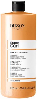 Шампунь для волос Dikson Curl Control для вьющихся волос с маслом авокадо (1л)
