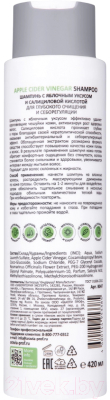 Шампунь для волос Aravia Professional С яблочным уксусом и салициловой кислотой (420мл)
