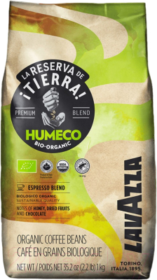Кофе в зернах Lavazza La Reserva de Tierra Humeco Bio-Organic Espresso Blend (1кг)