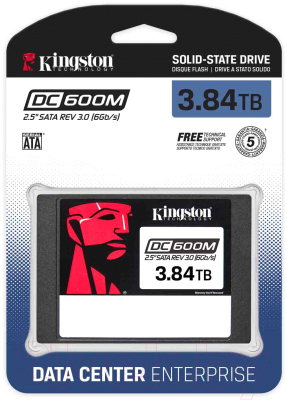 SSD диск Kingston DC600M 3.84TB (SEDC600M/3840G)