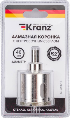 Коронка Kranz KR-92-0012