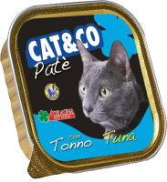 Влажный корм для кошек Adragna Cat&Co паштет из тунца (100г) - 