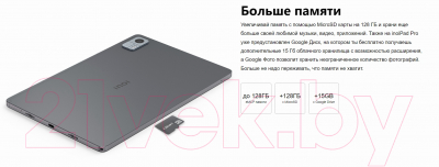 Планшет Inoi inoiPad Pro 6GB/128GB Wi-Fi/LTE (серый космос)