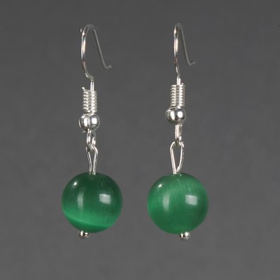 

Серьги, Элитный Кошачий глаз 40848 №2
