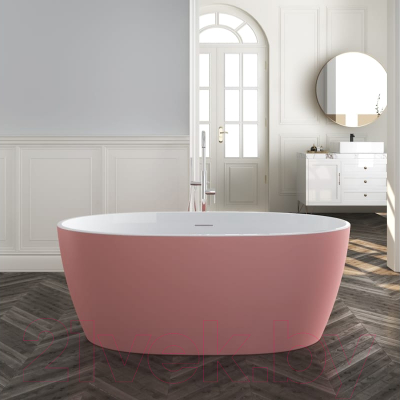Ванна акриловая Teymi Lina 170x76x58 / T130103 (розовый матовый)