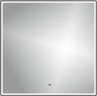 Зеркало Teymi Helmi Black Edition 80x80 / T20305IR (подсветка, сенсор на взмах) - 