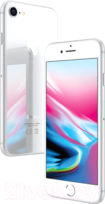 Смартфон Apple iPhone 8 256GB A1905 / 2BMQ7D2 восстановленный Breezy Грейд В (серебристый)