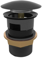 Донный клапан Teymi T140104 (черный) - 