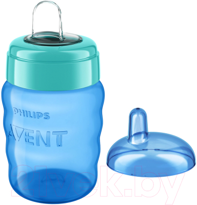 Поильник Philips AVENT С мягким силиконовым носиком Комфорт / SCF553/05 (голубой)