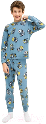 Пижама детская Mark Formelle 563311 (р.110-56, геймер на серо-синем)
