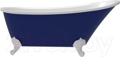 Ванна акриловая Teymi Iva 162x69x76 / T130121 (синий матовый)
