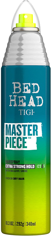 Лак для укладки волос Tigi Bed Head Masterpiece для блеска и фиксации