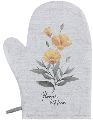 

Рукавица-прихватка, Yellow poppies / 9525917