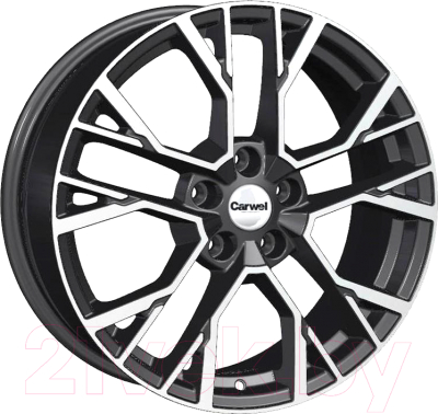 Литой диск Carwel Камак 18x7" 5x108мм DIA 65.1мм ET 43мм ABT