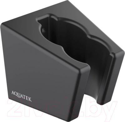 Душевой держатель Aquatek AQ2402MB (черный матовый)