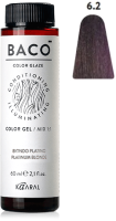 Крем-краска для волос Kaaral Baco Color Glaze 6.2 (60мл) - 