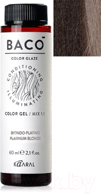 Крем-краска для волос Kaaral Baco Color Glaze 6.18 (60мл)