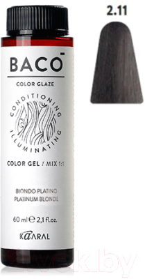 Крем-краска для волос Kaaral Baco Color Glaze 2.11 (60мл)