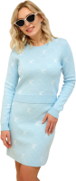 Комплект одежды Romgil РВ0019-ХЛ2 (р.170-84-90, бледно-голубой/белый) - 