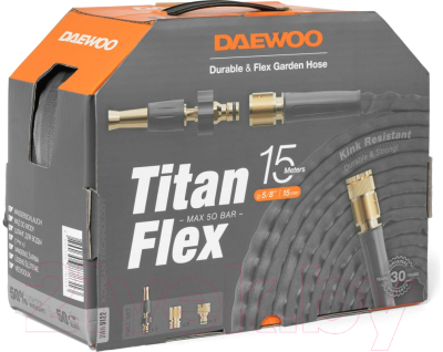 Шланг поливочный Daewoo Power TitanFlex 5/8" / DWH 9122