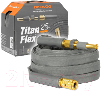 Шланг поливочный Daewoo Power TitanFlex 5/8" / DWH 9124