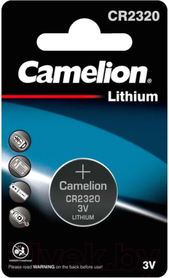 Батарейка Camelion CR2320 BL-1 3V 10/1800
