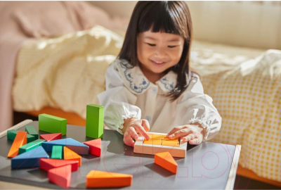 Развивающий игровой набор Plan Toys Блоки Геометрия / 5467