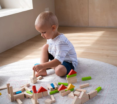 

Развивающий игровой набор, Кубики 40 цветных блоков / 5513