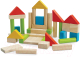 Развивающий игровой набор Plan Toys Кубики 40 цветных блоков / 5513 - 