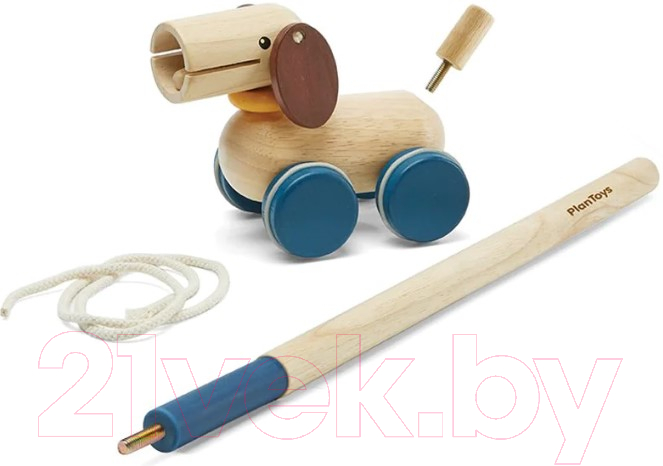 Игрушка-каталка Plan Toys Щенок / 5724