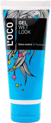 Гель для укладки волос L'oco Gel Hairstyling Wet Look с эффектом мокрых волос (100мл)