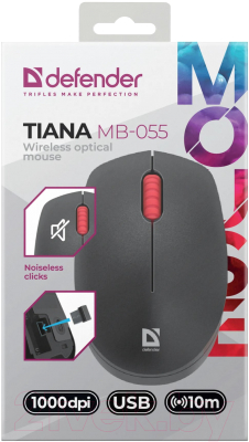 Мышь Defender Tiana MB-055 / 52055 (черный)