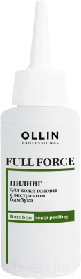Пилинг для кожи головы Ollin Professional Hair & Scalp Purfying с экстрактом бамбука (80мл)