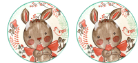 Набор салатников Nouvelle Kawai Forest. Rabbit / 9902961-Н2 - 