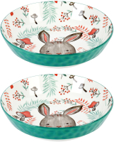 Набор тарелок Nouvelle Kawaii Forest. Rabbit / 9902962-Н2 - 
