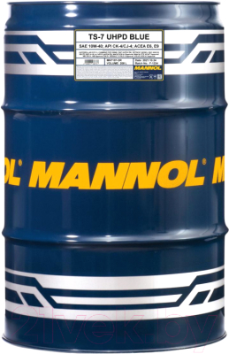 Моторное масло Mannol TS-7 Blue 7107 10W40 CK-4 E6 / MN7107-60 (60л)