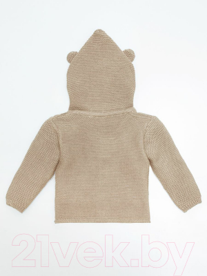 Кофта для малышей Amarobaby Pure Love / AMARO-OD20-SH1201/03-80 (бежевый, р.80)