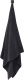 Полотенце AksHome Махровое 70x150см / Е2022-181 (черный/графит) - 