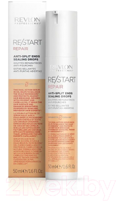 Сыворотка для волос Revlon Professional Restart Капли для запечатывания секущихся кончиков (50мл)
