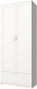 Шкаф Anrex Skagen 2D1S (белый) - 