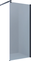 Душевая стенка IVA 110x200 / WIB110C (прозрачное стекло/профиль черный) - 