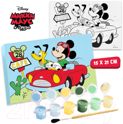 Картина по номерам Disney Мышка. Микки Маус / 5142420