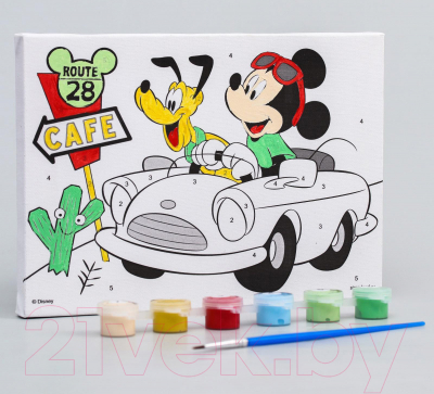 Картина по номерам Disney Мышка. Микки Маус / 5142420