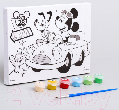 Картина по номерам Disney Мышка. Микки Маус / 5142420