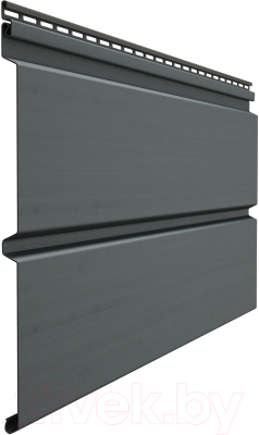Сайдинг Docke Premium Брус D6S / PSBR-1086 (графит)