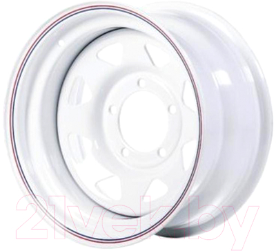 Штампованный диск ORW Niva 15x7" 5x139.7мм DIA 98.5мм ET 25мм White 51W