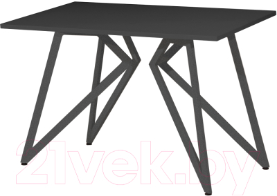 Обеденный стол Millwood Женева Л18 120x70x75 (антрацит/графит)
