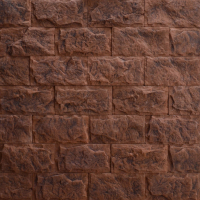 Декоративный камень бетонный Petra Афины 13П4 (темно-коричневый) - 