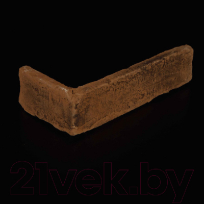 Декоративный камень бетонный Petra Скандинавский кирпич 10П4.У (коричневый)